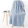 90x170cm Bath Shower Towel Home Hotel Extra Absorbent Bath Towel for Children and Adults(Blue)