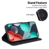 For Realme 13+ Global Seven-shaped Embossed Leather Phone Case(Black)
