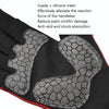 Boodun Riding Gloves Splicing Long Finger Bike Gloves Outdoor Sports Gloves, Size: XL(Black)