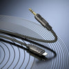 Borofone BL22 3.5mm to 8 Pin Zinc Alloy Dignity AUX Audio Cable, Length:1m(White)