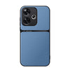 For Redmi Turbo 3 / Xiaomi Poco F6 Litchi Leather Magnetic Full Coverage Shockproof Phone Case(Blue)