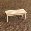 4 PCS / Set 1:12 Doll House Mini Furniture Model Outdoor Garden Chair Stool(19 x 14.5 x 5.5)