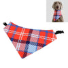 Waterproof Dog Triangle Bib, XS (Blue/Orange)