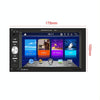 7622C 6.2 inch Dual Spindle HD Car Universal MP5 Carplay Player, Style: Standard+AHD Camera