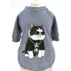 Black XL Dog Vest Cool Cotton T-Shirt - Breathable Summer Apparel