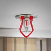Red Fire Sprinkler Head Cover - Alloy Protector