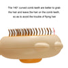 Pet Needle Comb Brush, Yellow - De-frizz & Detangle