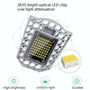 60W LED Industrial Mining Light Waterproof Light Sensor Folding Tri-Leaf Garage Lamp(White Light)