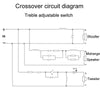 3505A High Medium And Low 3-Way Audio Crossover Stage Speaker Divider