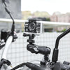 BSDDP RH-F0201 Motorcycle Action Camera Mount Holder(Mirror Base)