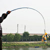 37cm Portable Telescopic Sea Fishing Rod Mini Fishing Pole, Extended Length : 2.3m, Black Clip Reel Seat