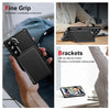 For Samsung Galaxy S24 5G Horizontal Flip Card Bag Holder Leather Phone Case(Black)