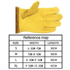 1 Pair JJ-GD305 Genuine Leather Stab-Resistant Cut-proof Garden Gloves, Size: L