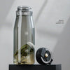 Nobvan Magic Ball Magnetic Bomb Tea Warehouse Tritan Large Capacity Sports Cup, Style: 550ml (Gray)