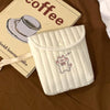 Embroidered Cartoon Cute Sanitary Napkin Mini Storage Bag, Color: Kitten