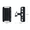Rotatable Bicycle and Motorcycle Anti-shake Fixed Mobile Phone Holder with Sun Visor, Style: Classic Model