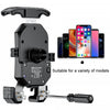 Kewig Motorcycle Heightened Navigation Bracket Outdoor Riding Anti-Theft Cell Phone Holder, Model: M14-C3