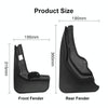 For Mercedes-Benz C-Class W205 2011-2014 4pcs/Set Car Auto Soft Plastic Splash Flaps Fender Guard