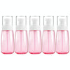 5 PCS Travel Plastic Bottles Leak Proof Portable Travel Accessories Small Bottles Containers, 60ml(Pink)