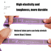 TF-YJD2 Yoga Elastic Band Fitness Resistance Stretch Band 9-Stage Yoga Training Band(Purple)