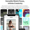 Bluetooth Talk HD Large Screen Heart Rate Oxygen Monitoring Multi-Sport Mode Smart Watch(Purple)