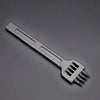 ER061 DIY Hand-sewn Leather Round Punch Tools Alloy Steel Platoons Rushing, Style: 5mm-4 Holes
