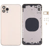 iPhone XS Max Back Housing Cover (Gold, iP13 Pro Max Style)