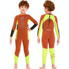 DIVE & SAIL M150501K Children Warm Swimsuit 2.5mm One-piece Wetsuit Long-sleeved Cold-proof Snorkeling Surfing Anti-jellyfish Suit, Size: XXL(Orange)