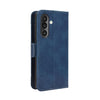 For Samsung Galaxy M56 5G Skin Feel Calf Texture Card Slots Leather Phone Case(Blue)