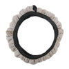 Universal Premium Soft Short Plush Winter Car Steering Wheel Cover, For 36-38cm steering wheel(Black)