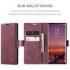For Samsung Galaxy S25 Ultra 5G CaseMe 013 Multifunctional Horizontal Flip Leather Phone Case(Red)