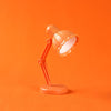 Flower Shape LED Mini Magnetic Table Lamp Foldable Bedside Night Light(09A Orange)