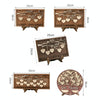 210157A Living Room Desktop Wooden Handicraft Ornaments Home Atmosphere Decoration