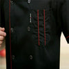 Hotel Restaurant Catering Work Clothes for Men and Women, Size:XXL(Black)