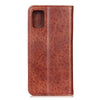 For Galaxy A71 5G Magnetic Crazy Horse Texture Horizontal Flip Leather Case with Holder & Card Slots & Wallet(Brown)