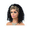 Headscarf Wig Black Gradient Small Curly Wig Explosive Headgear, Colour: 13.TJH6-1B#