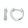 S925 Sterling Silver Simple Ear Buckle Women Earrings, Size:S(Silver)