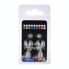 1 Pair Fashion LED Earrings Glowing Light Up Diamond Earring Stud(Colour)