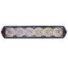 18W 1080LM 6-LED White + Yellow Light Wired Car Flashing Warning Signal Lamp, DC 12-24V, Wire Length: 90cm