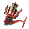YUMOSHI XF2000 Full Metal Swing Arm Metal Head Fishing Reel(Red)