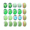 TZ-05 63 In 1 Colorful Crystal Cartoon DIY Jewelry Children Bracelet(Green Suit)