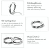 S925 Sterling Silver Thread Ear Buckle Women Earrings