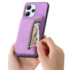 For Redmi K70 / K70 Pro 5G Retro MagSafe Zipper Wallet Card Bag Back Phone Case(Purple)