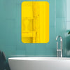 4pcs 20cm x 13cm Round Corner Models Rectangle Acrylic Mirror Stereo Wall Stickers(Black)