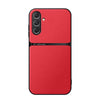 For Samsung Galaxy A36 Litchi Leather Magnetic Full Coverage Shockproof Phone Case(Red)