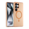 For Samsung Galaxy S25 Ultra MagSafe Frosted Translucent TPU + PC Full Coverage Phone Case(Orange)