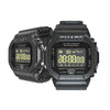 EX16T 1.21 inches LCD Screen Smart Watch 50m Waterproof, Support Pedometer / Call Reminder / Motion Monitoring / Remote Camera(Black)
