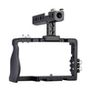 YELANGU C6 Camera Video Cage Handle Stabilizer for Sony A6000 / A6300 / A6500 / A6400(Black)