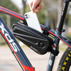 WEST BIKING YP0707257 Bicycle Triangle Bag EVA Hard Shell Bike Bag Mountain Bike Front Beam Bag Riding Equipment(Black)