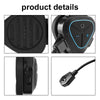 LX1 Motorcycle Half Helmet Waterproof Wireless 5.3 Bluetooth Headset, Version: English(Classic Blue)